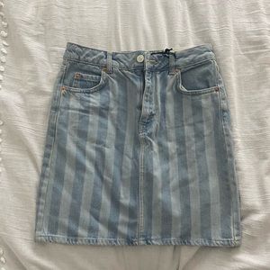 Topshop denim skirt